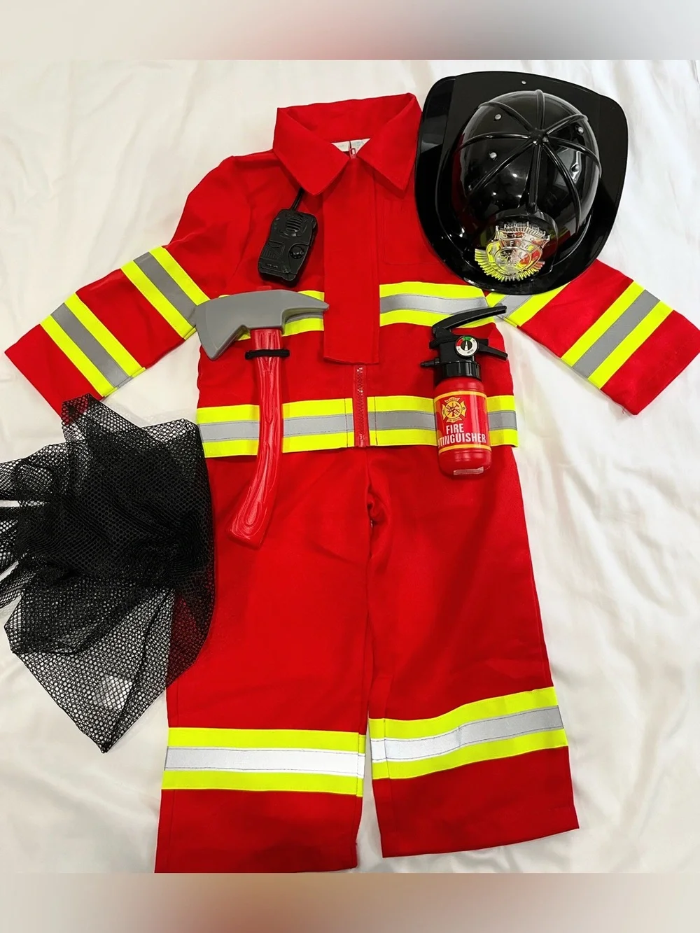 I WANT TO BE Little and Big Boys and Girls Fireman 2 Halloween Costume Size 3T